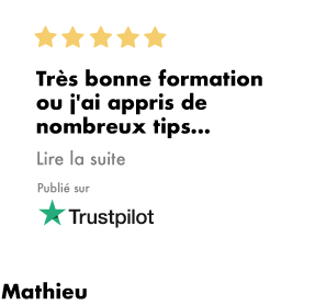 Témoignage TrustPilot Mathieu CARMONA