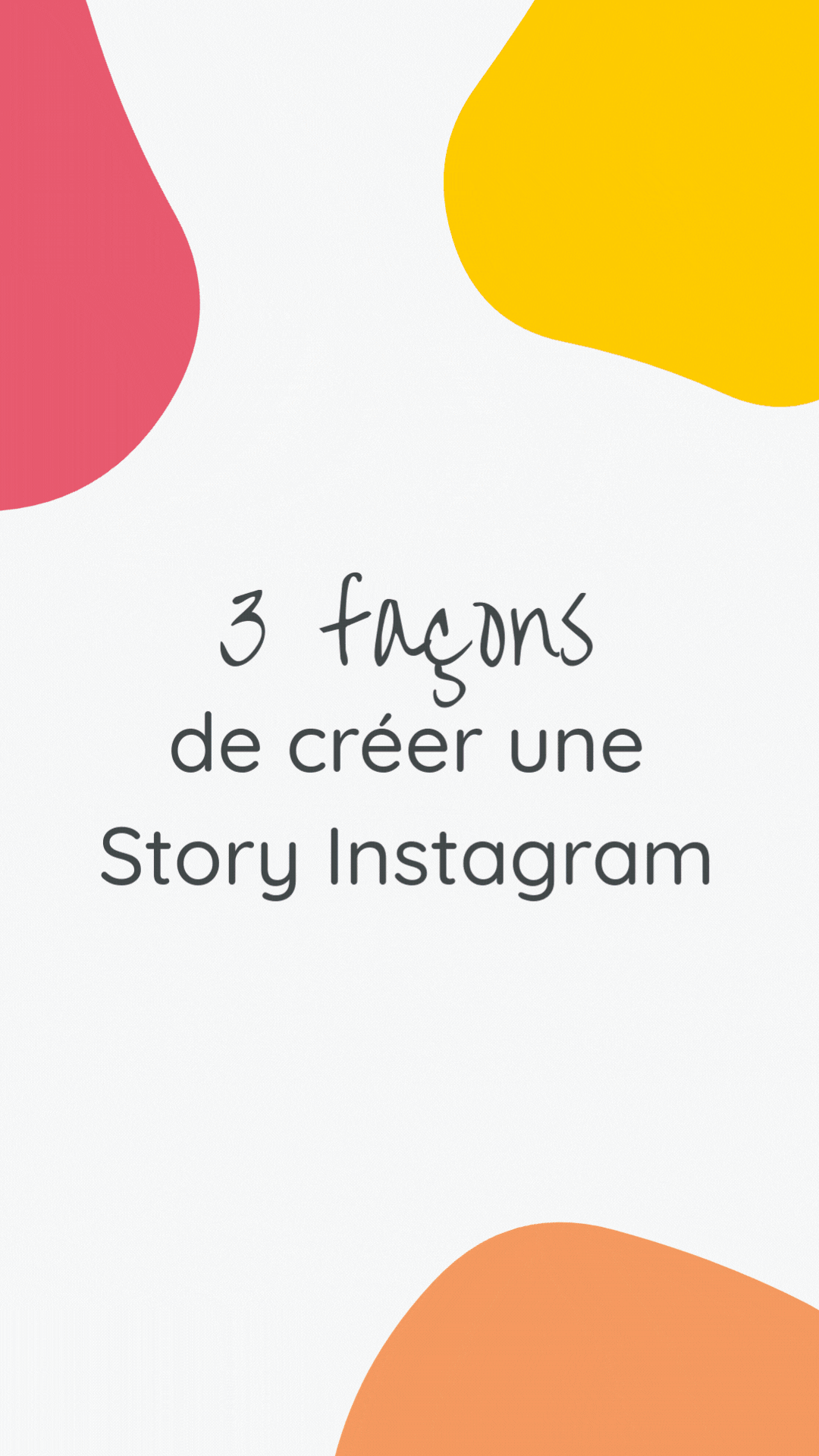 Gif Manip Story IG Tutoriel pour créer story instagram